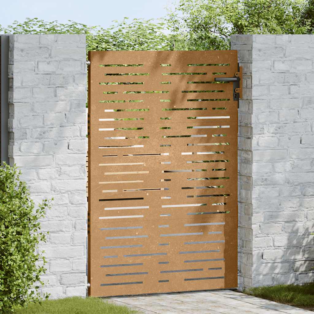 havelåge 85x125 cm cortenstål firkantet design