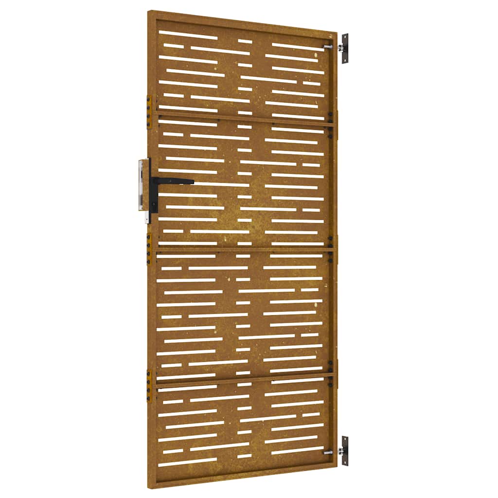 havelåge 85x200 cm cortenstål firkantet design