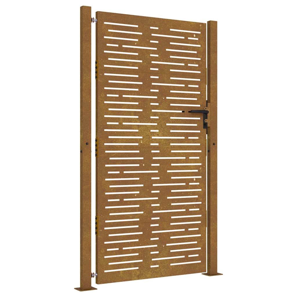 havelåge 100x175 cm cortenstål firkantet design