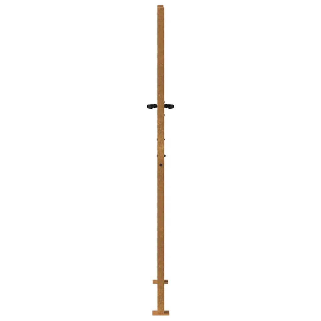 havelåge 100x175 cm cortenstål firkantet design