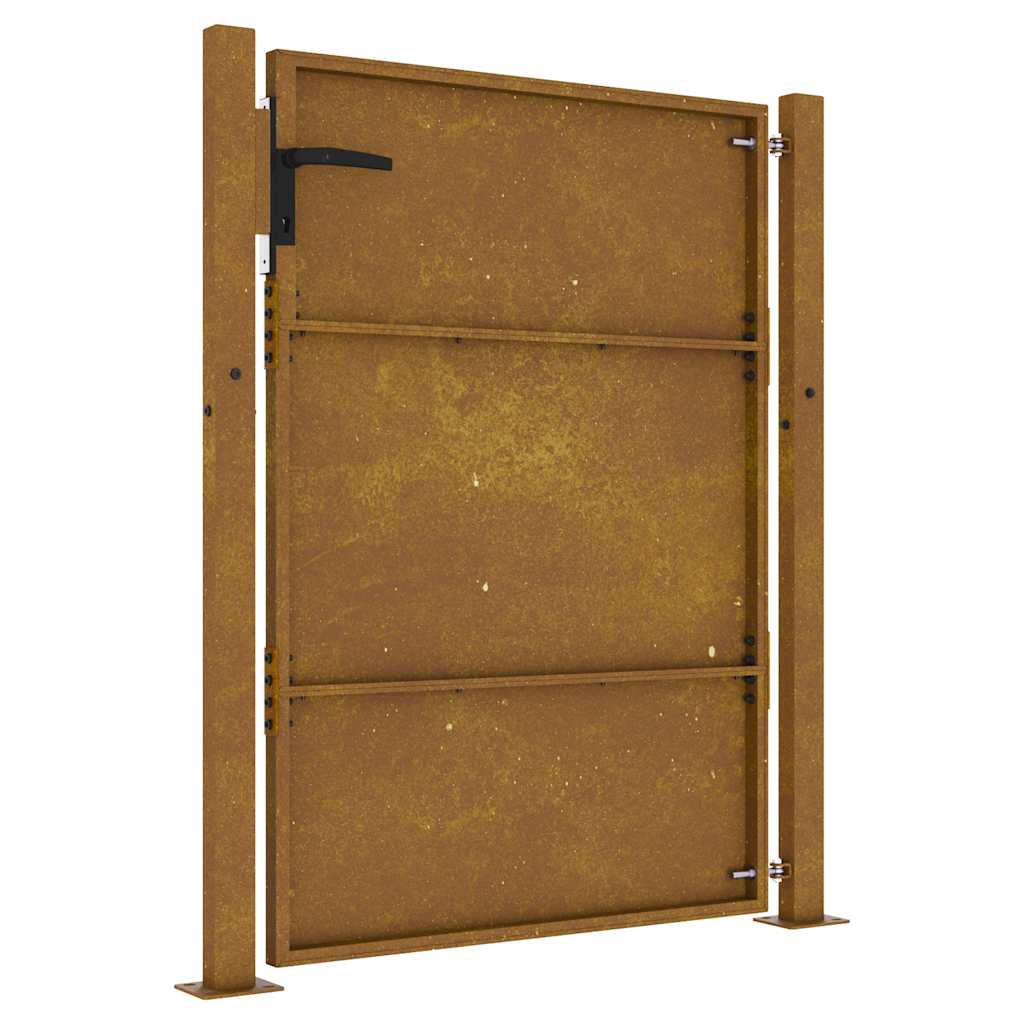 havelåge 100x125 cm cortenstål