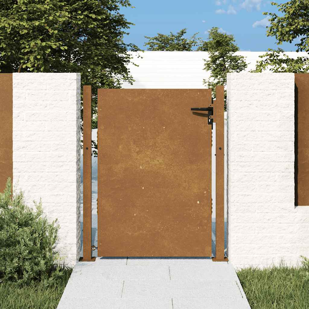havelåge 100x125 cm cortenstål