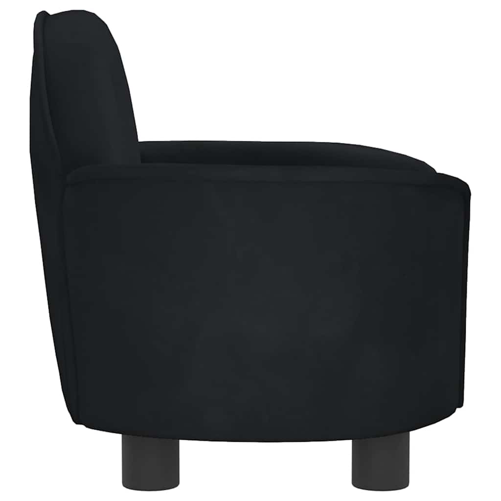 hundeseng 66x40x45 cm velour sort