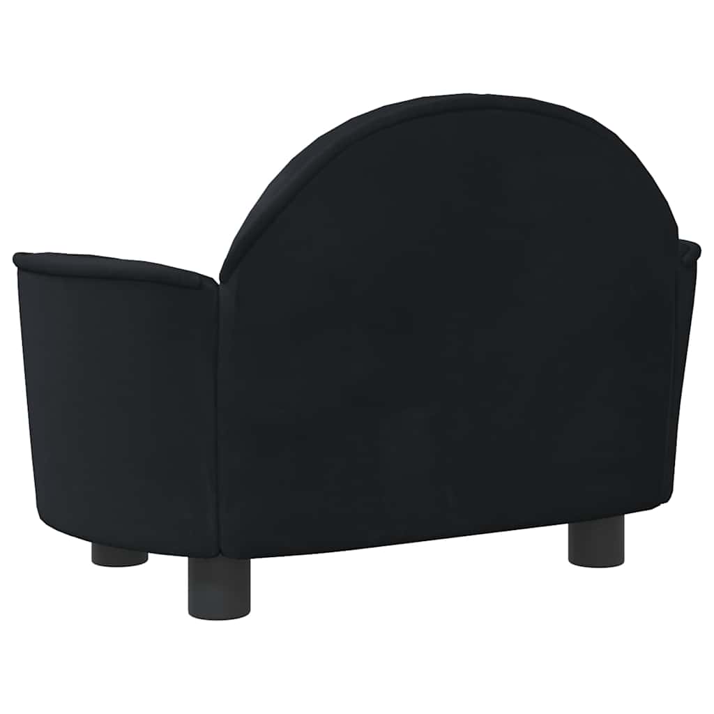 hundeseng 66x40x45 cm velour sort