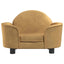 hundeseng 66x40x45 cm velour brun