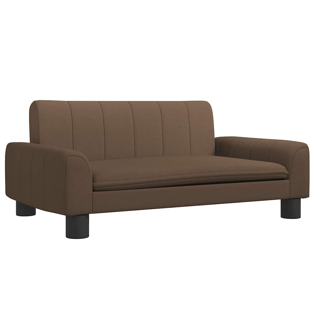hundeseng 70x45x30 cm stof brun