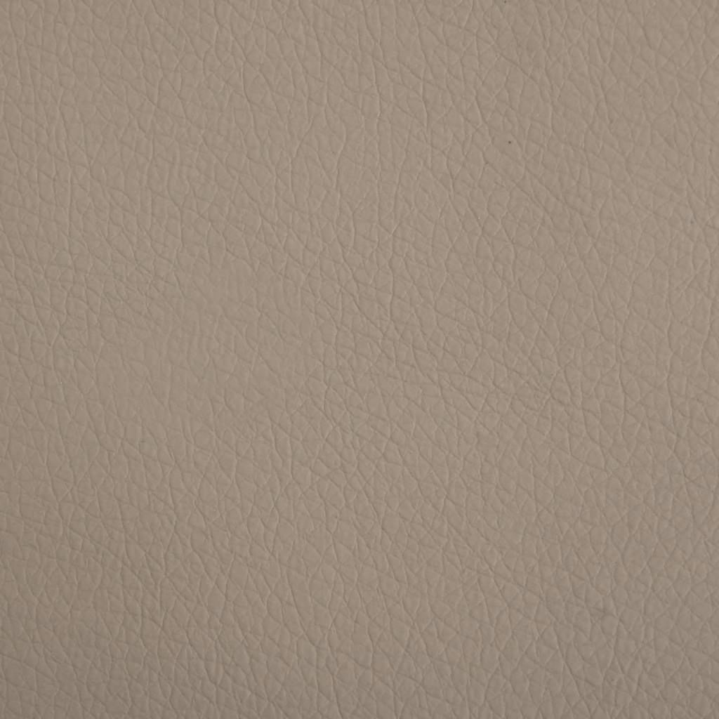 hundeseng 70x45x30 cm kunstlæder cappuccinofarvet