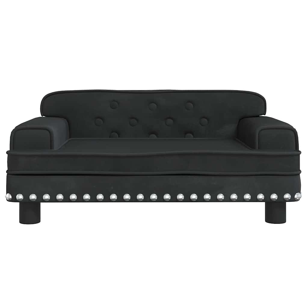 hundeseng 70x45x30 cm velour sort
