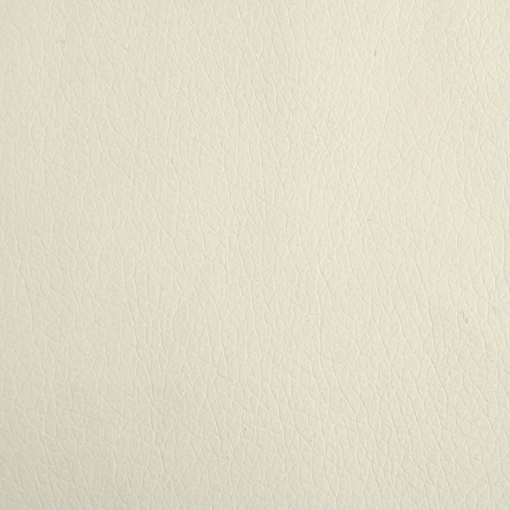 hundeseng 70x45x30 cm kunstlæder cremefarvet