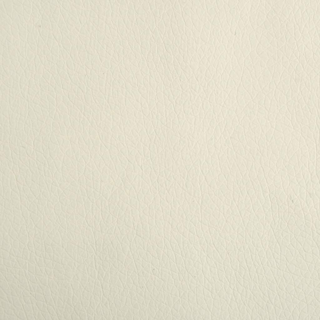 hundeseng 60x40x30 cm kunstlæder cremefarvet