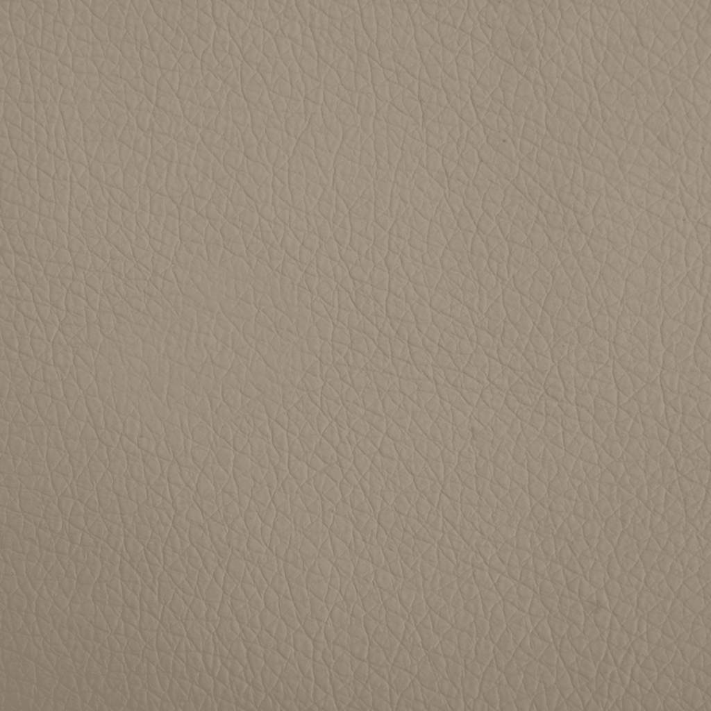hundeseng 60x40x30 cm kunstlæder cappuccinofarvet