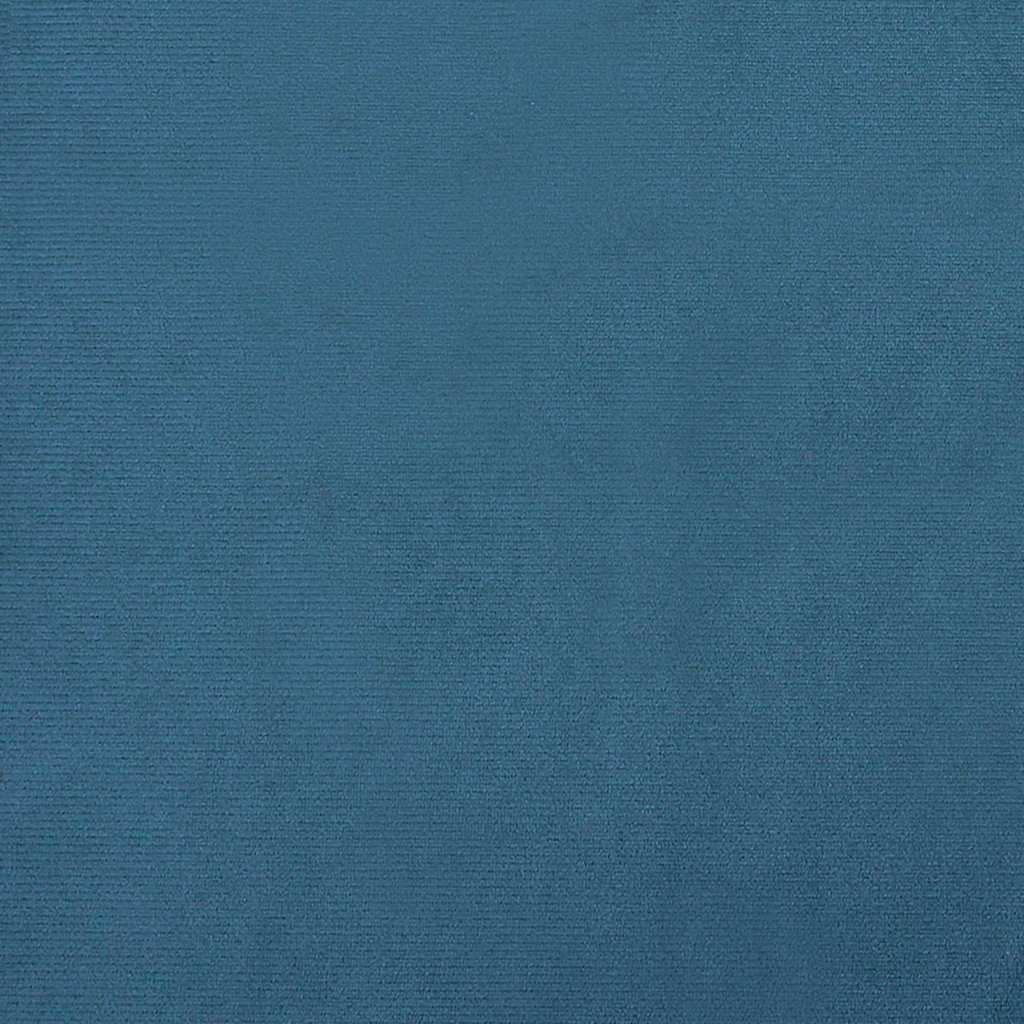hundeseng 70x45x26,5 cm velour blå