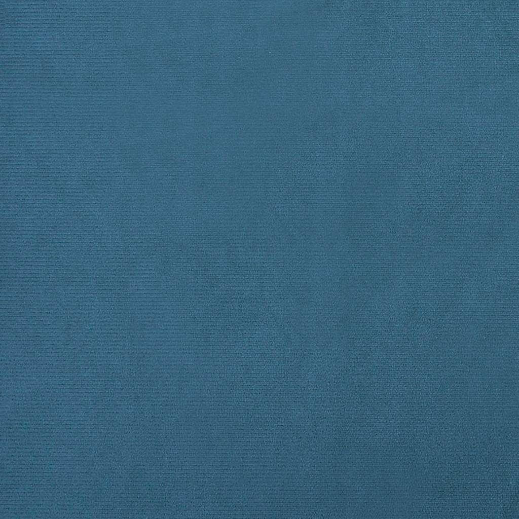 hundeseng 50x40x26,5 cm velour blå