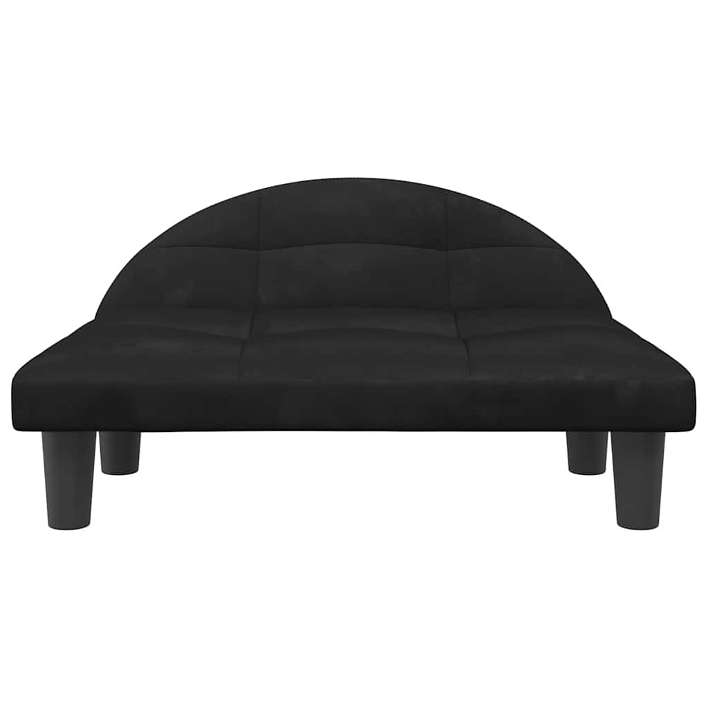 hundeseng 70x52x30 cm velour sort