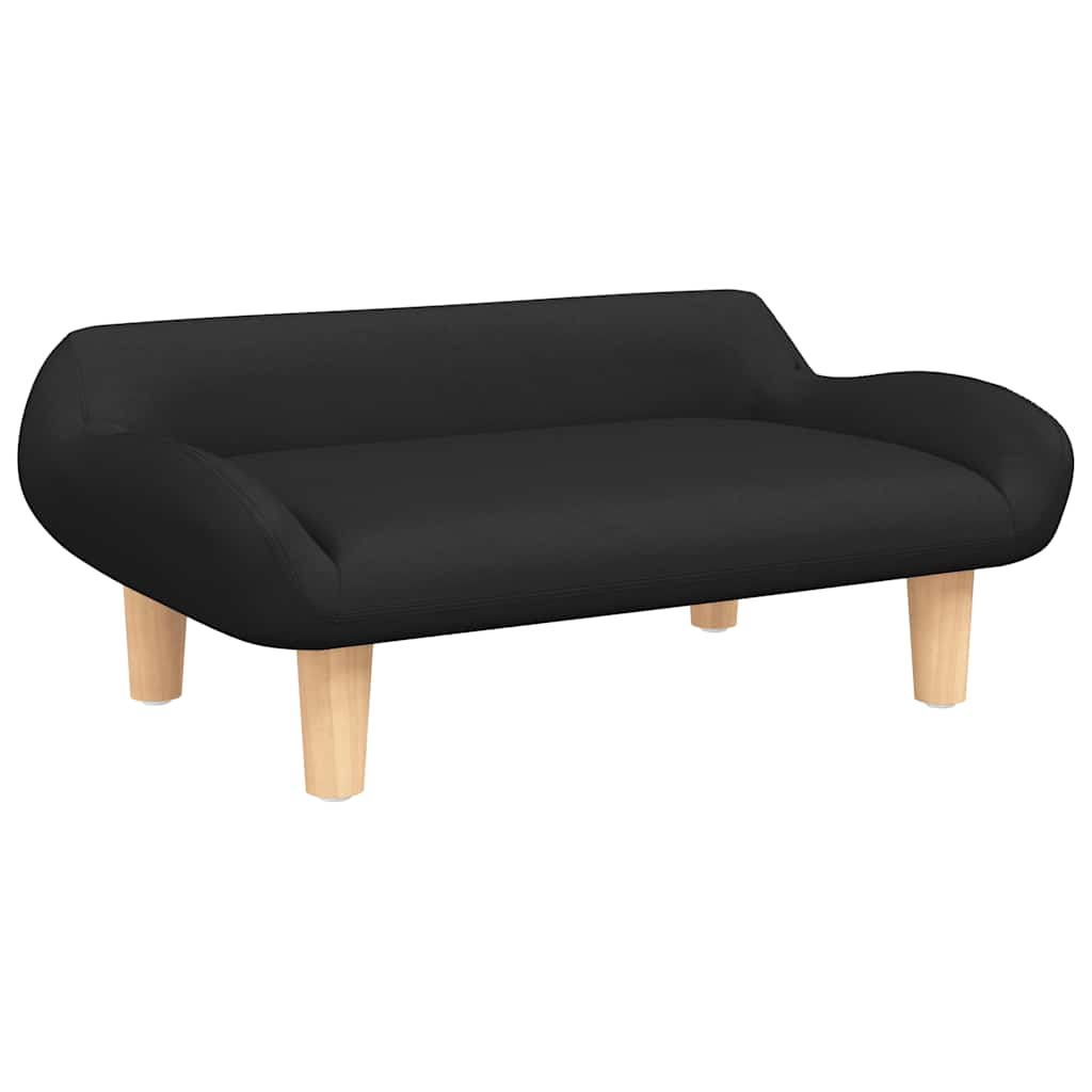 hundeseng 70x40x24 cm stof sort