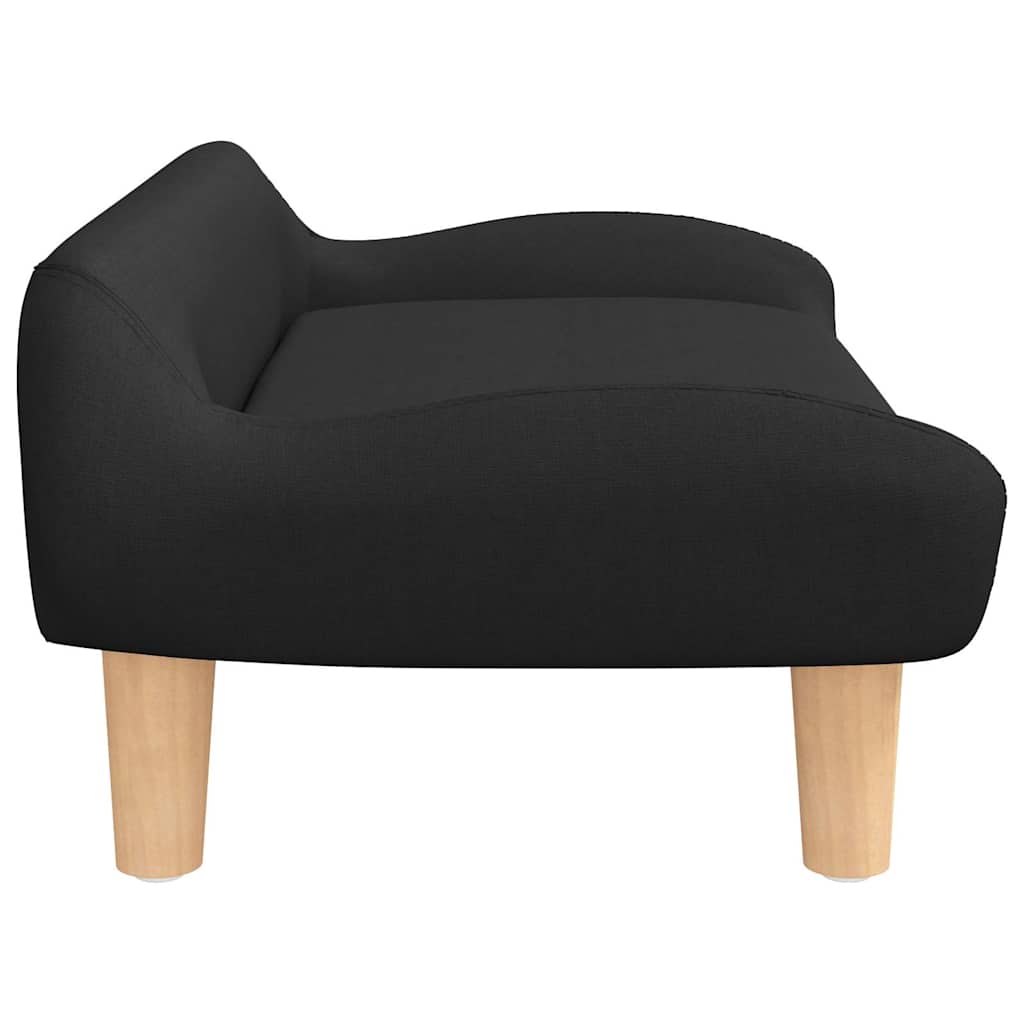 hundeseng 70x40x24 cm stof sort