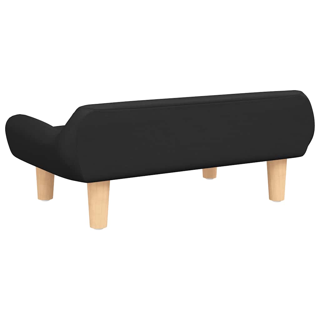 hundeseng 70x40x24 cm stof sort