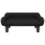 hundeseng 70x40x24 cm velour sort
