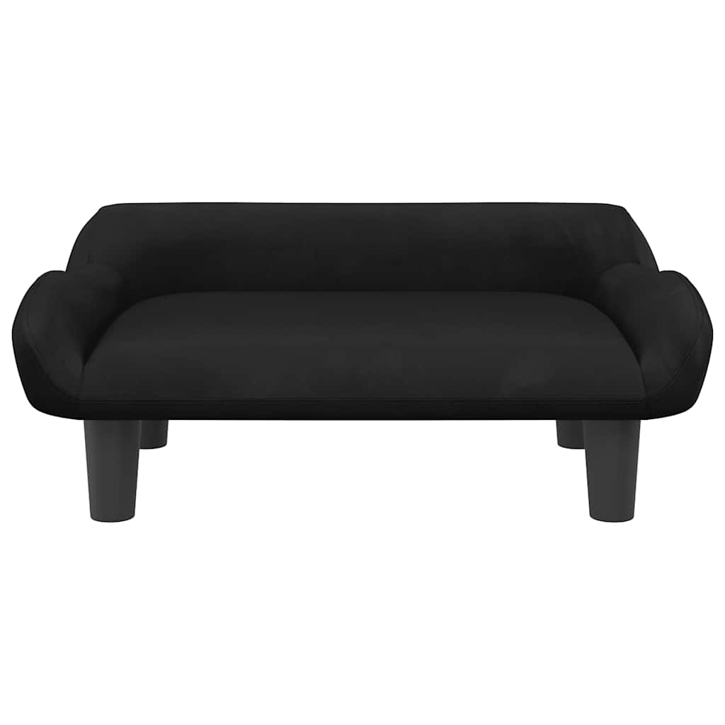 hundeseng 70x40x24 cm velour sort