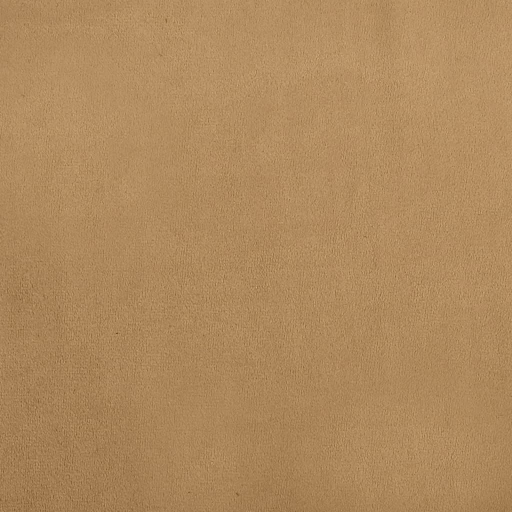 hundeseng 70x40x24 cm velour brun