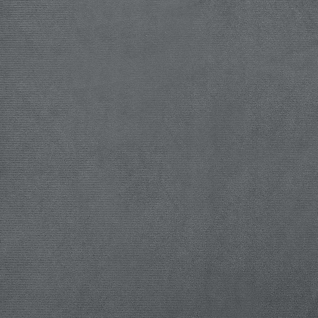 hundeseng 100x54x33 cm velour mørkegrå