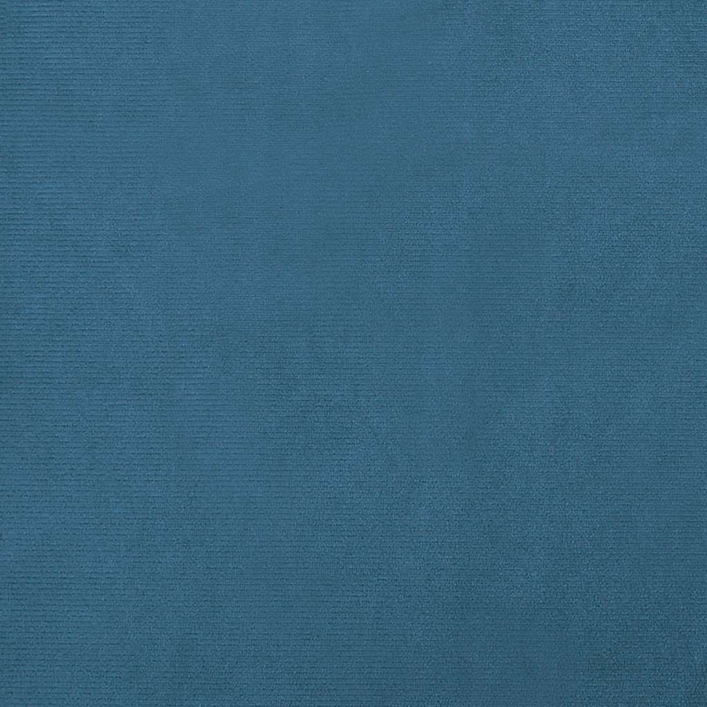 hundeseng 70x45x33 cm velour blå