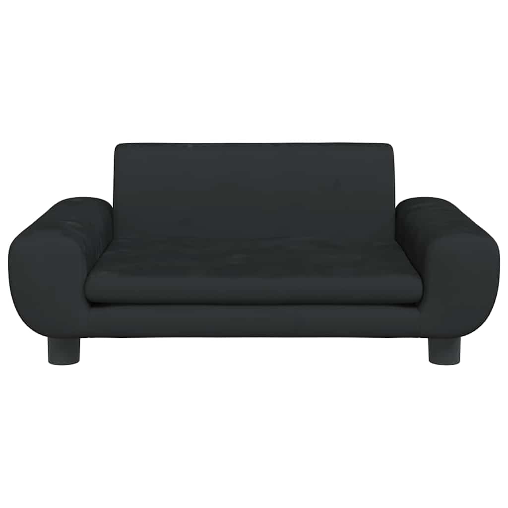 hundeseng 70x45x33 cm velour sort