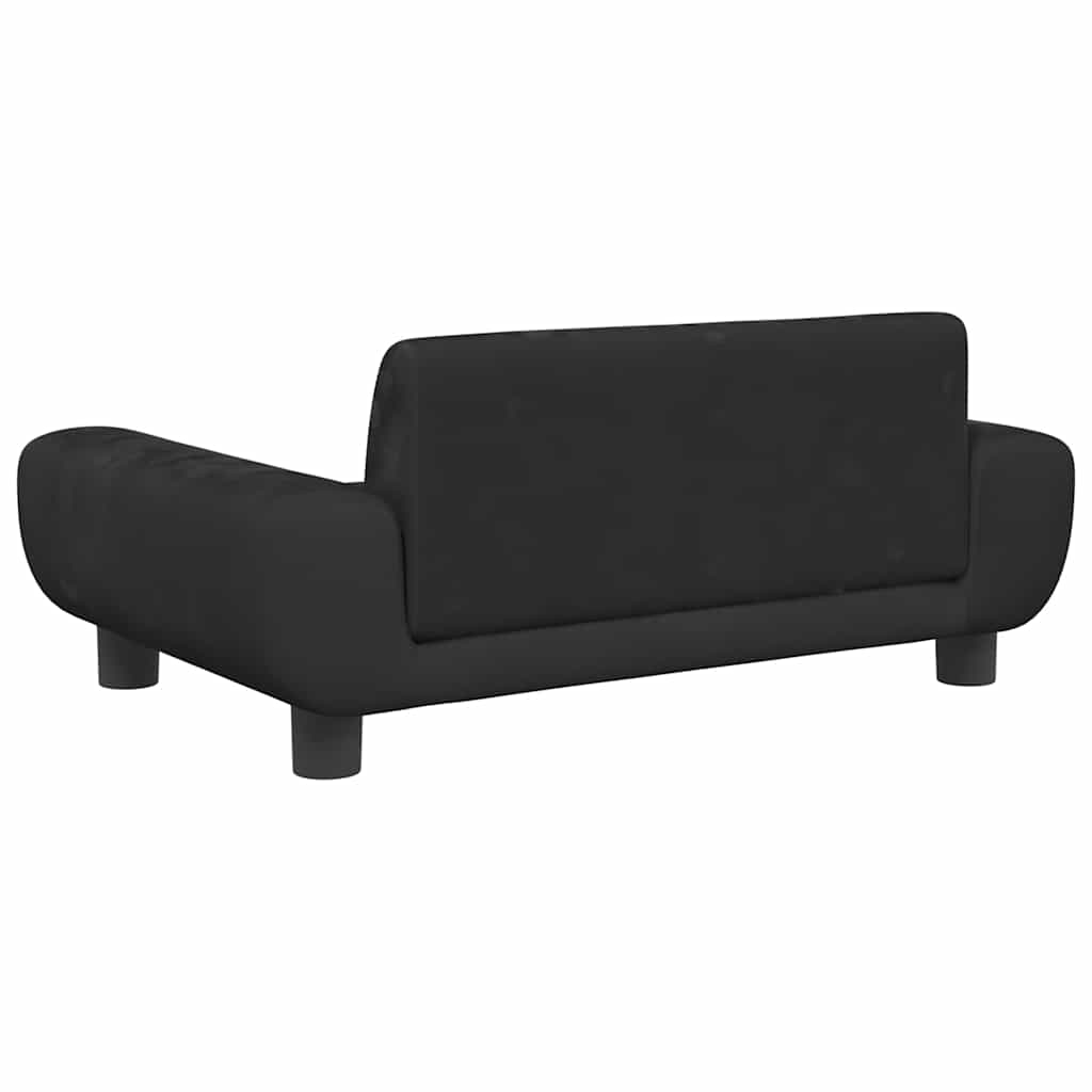 hundeseng 70x45x33 cm velour sort
