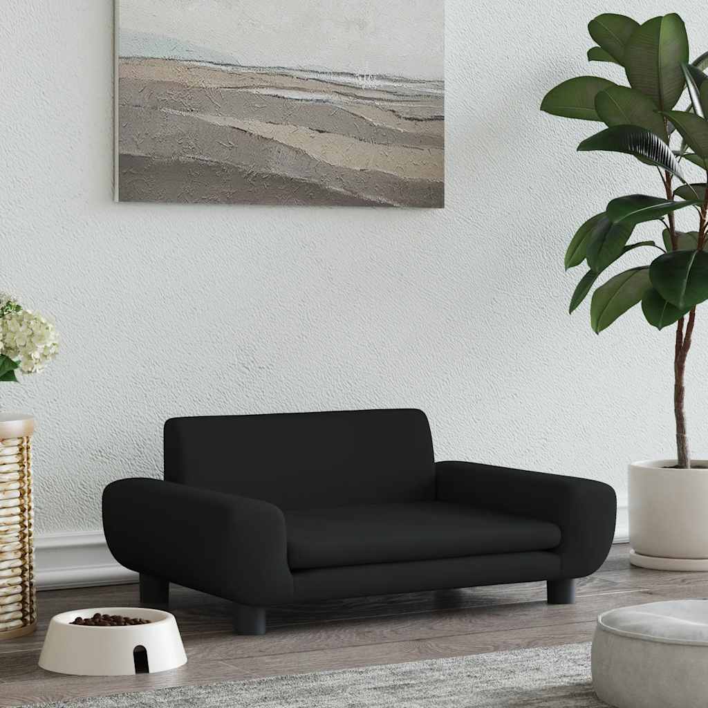 hundeseng 70x45x33 cm velour sort