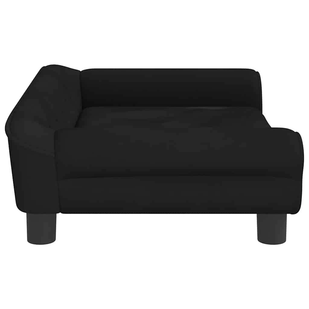 hundeseng 70x48x22 cm velour sort