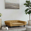hundeseng 70x48x22 cm velour brun