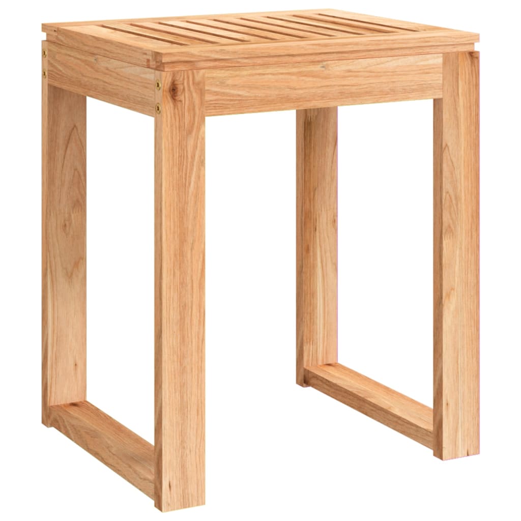 badeværelsestaburet 40x30x46 cm massivt træ valnød