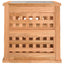 sengeborde 2 stk. 34x34x34 cm massivt valnøddetræ