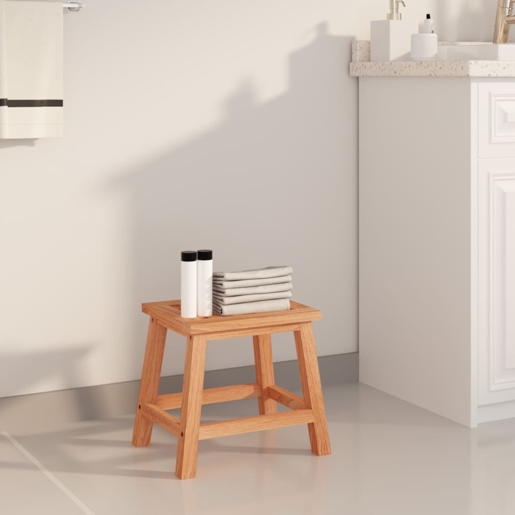 skammel 29x22,5x25,5 cm massivt valnøddetræ