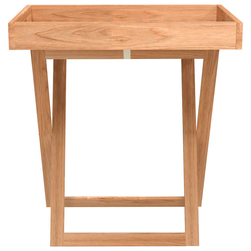 foldbart bakkebord 52x36x56,5 cm massivt valnøddetræ