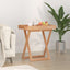 foldbart bakkebord 52x36x56,5 cm massivt valnøddetræ