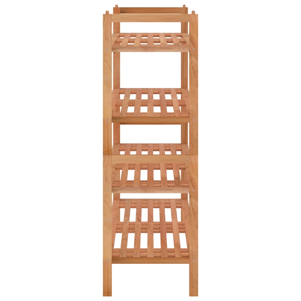 skoreoler 2 stk. 69x27x41 cm massivt træ valnød