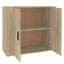 skænk 80x33x70 cm konstrueret træ sonoma-eg