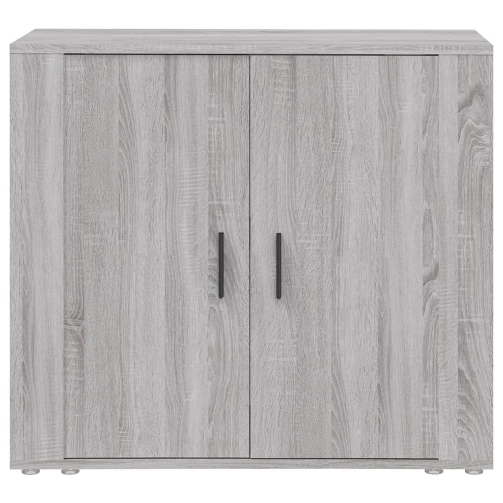 skænk 80x33x70 cm konstrueret træ grå sonoma-eg