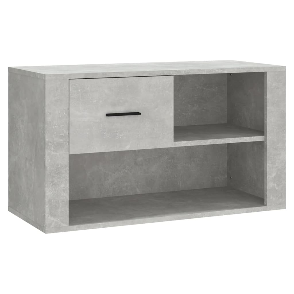 skoreol 80x35x45 cm konstrueret træ betongrå