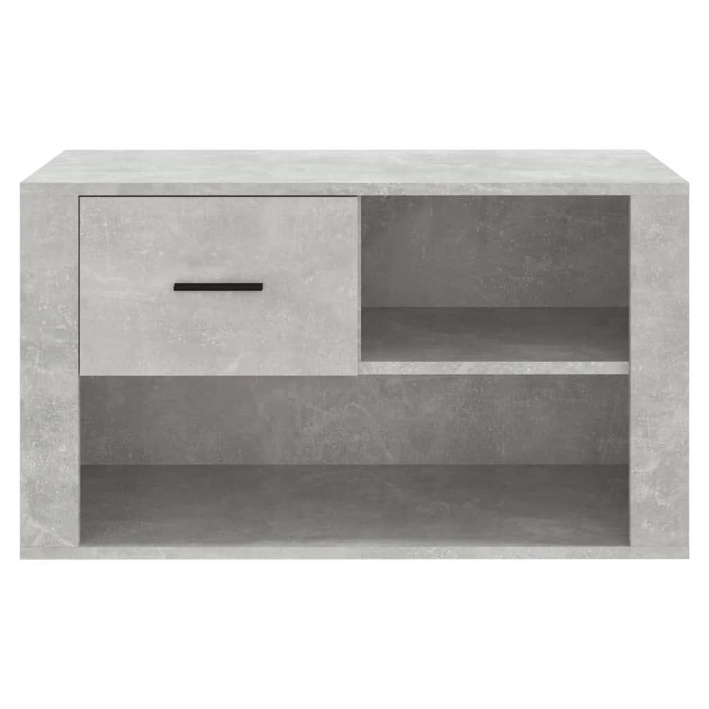 skoreol 80x35x45 cm konstrueret træ betongrå