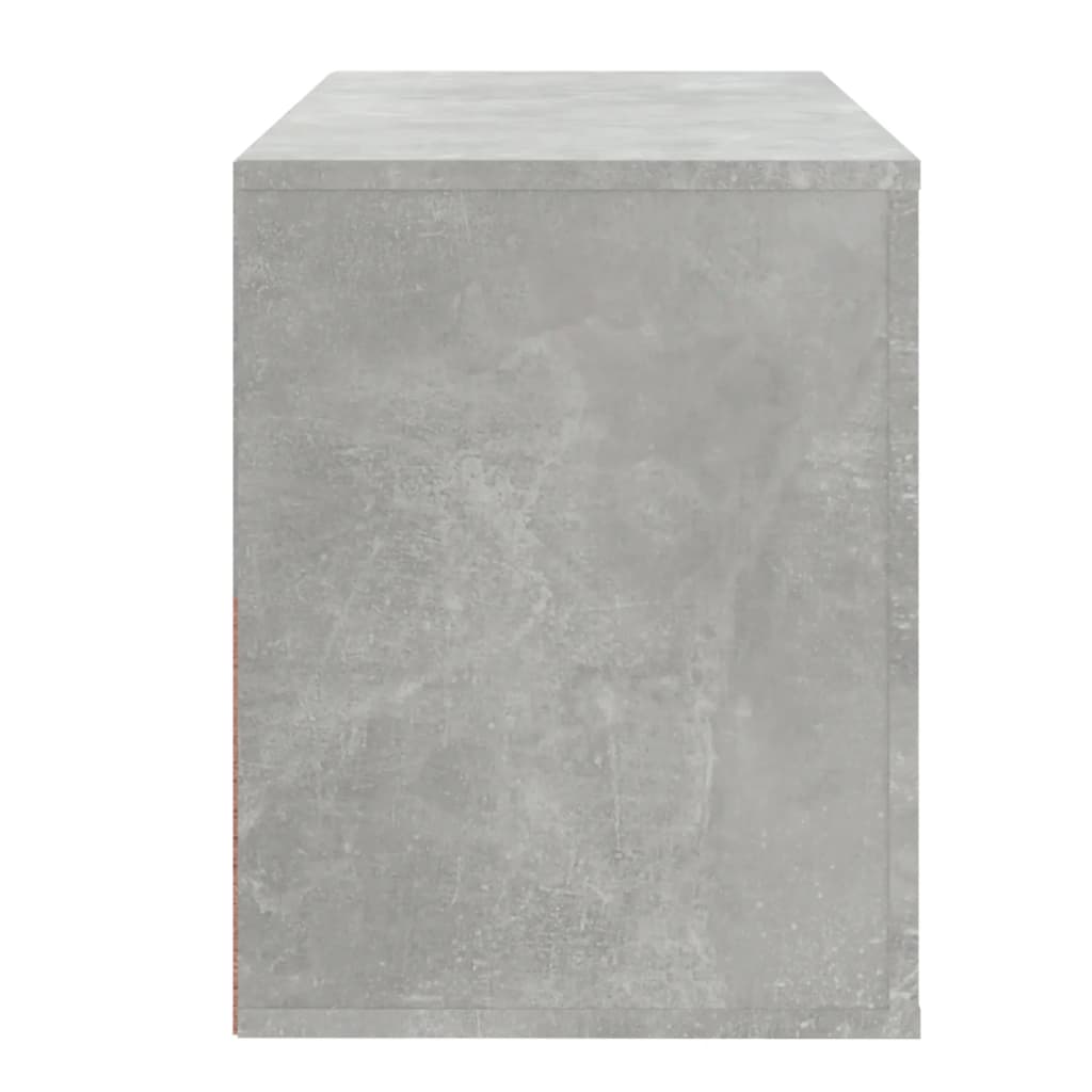 skoreol 80x35x45 cm konstrueret træ betongrå