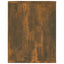 skoreol 75x35x45 cm konstrueret træ røget egetræsfarve