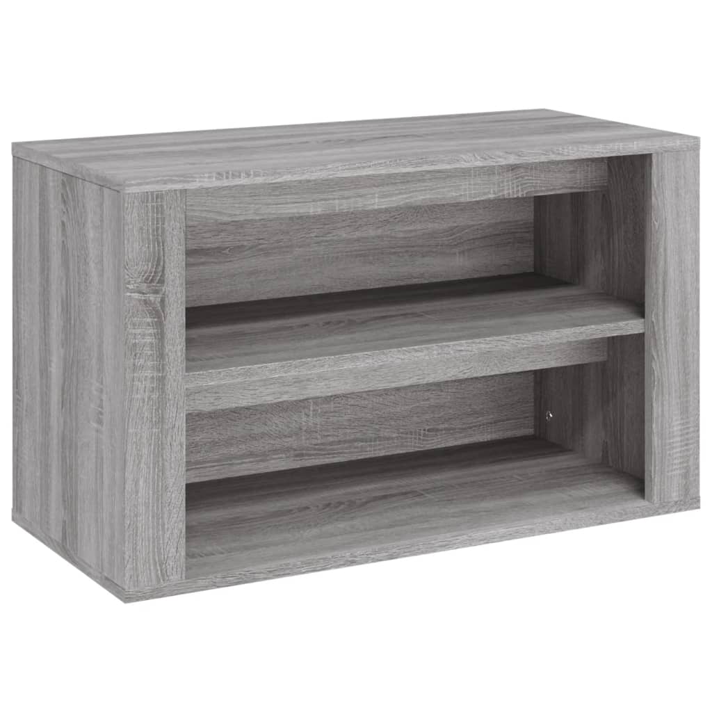 skoreol 75x35x45 cm konstrueret træ grå sonoma-eg
