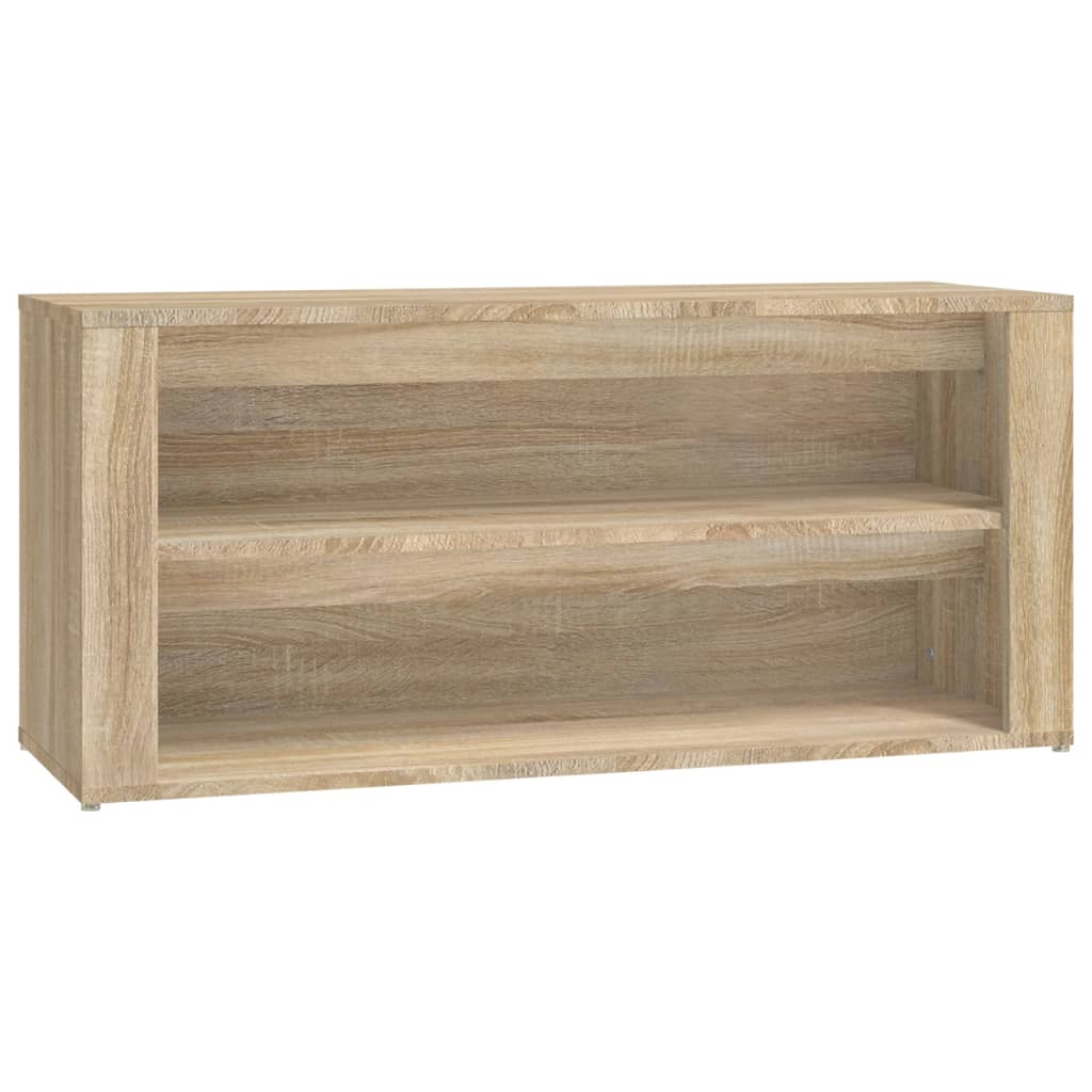 skoreol 100x35x45 cm konstrueret træ sonoma-eg