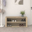 skoreol 100x35x45 cm konstrueret træ sonoma-eg