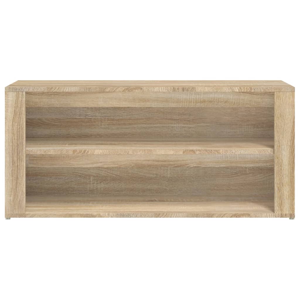 skoreol 100x35x45 cm konstrueret træ sonoma-eg