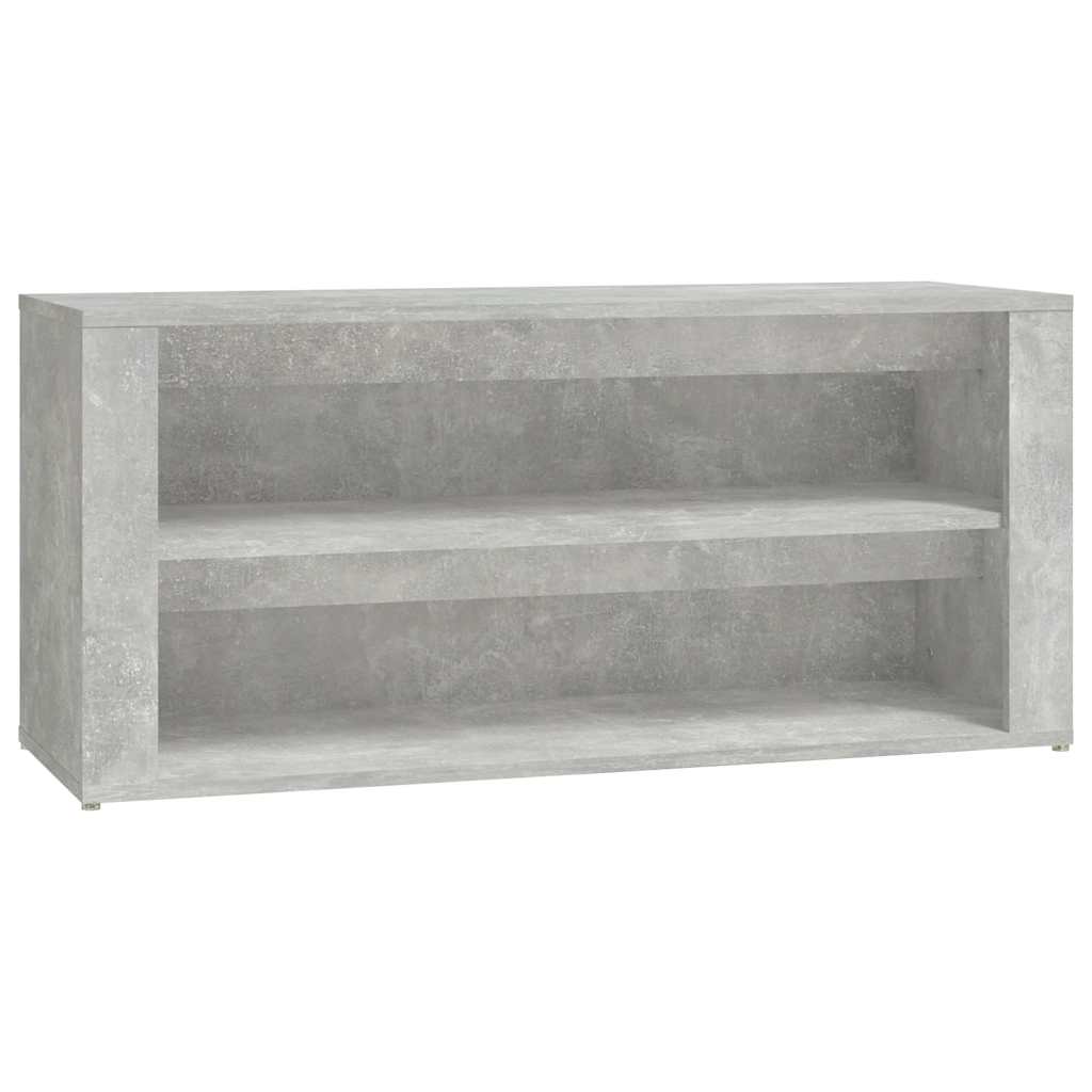 skoreol 100x35x45 cm konstrueret træ betongrå