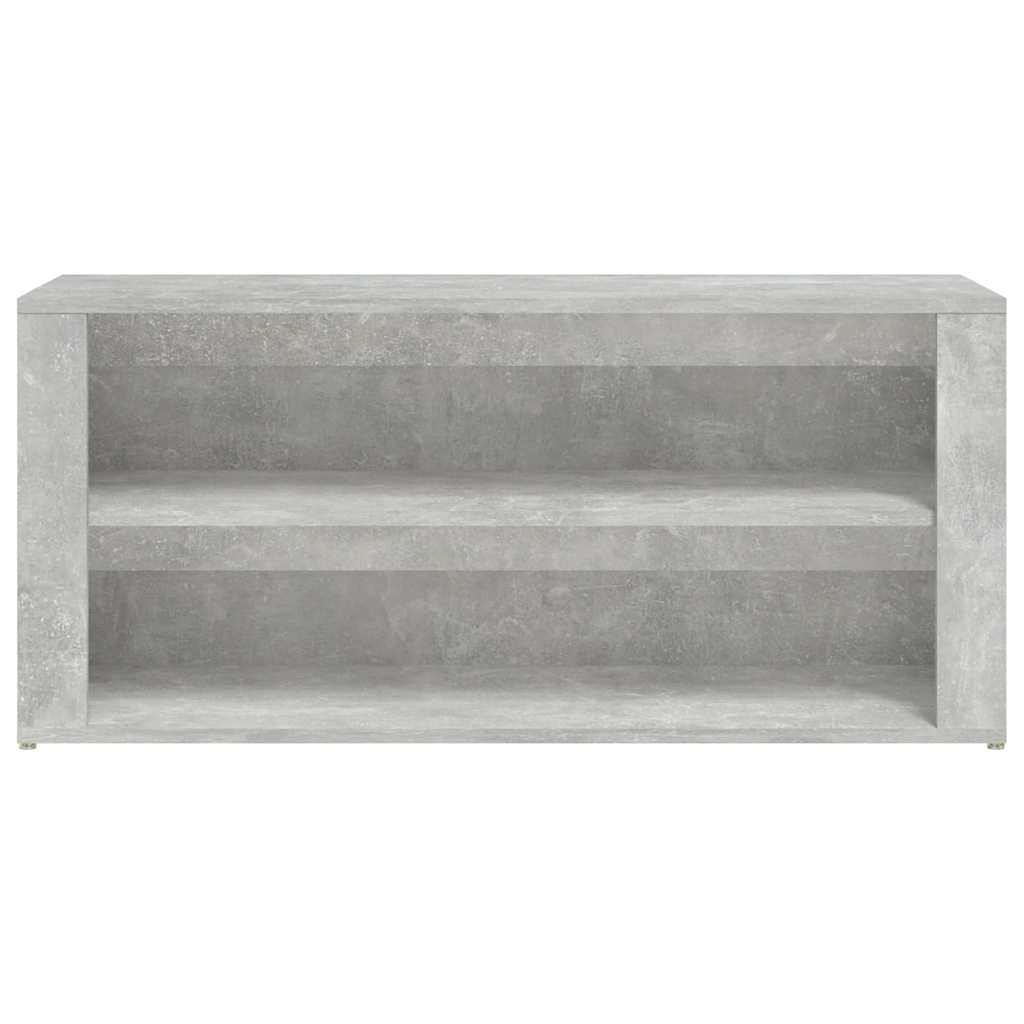 skoreol 100x35x45 cm konstrueret træ betongrå