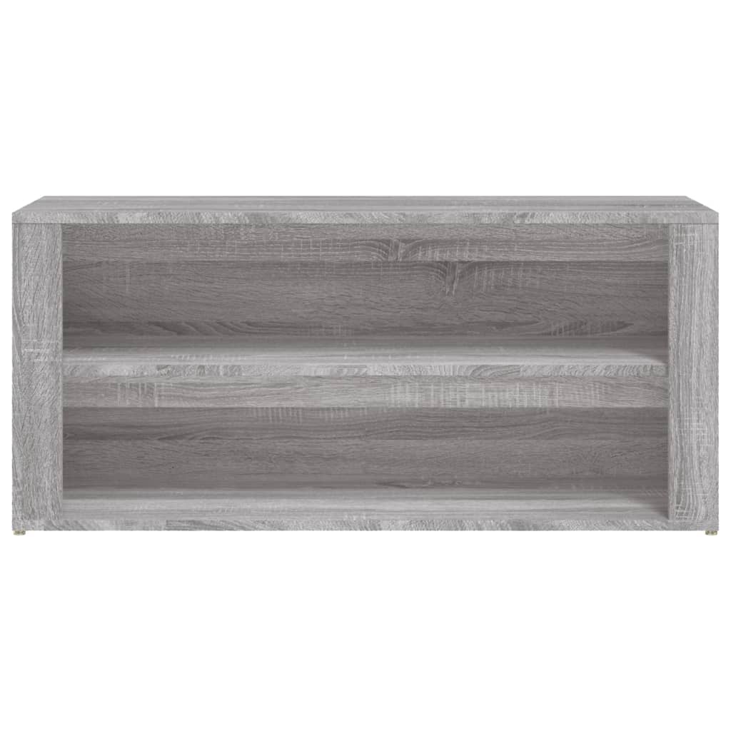 skoreol 100x35x45 cm konstrueret træ grå sonoma-eg
